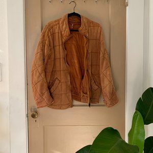 Free People Dolman Quilted Knit Jacket Size M